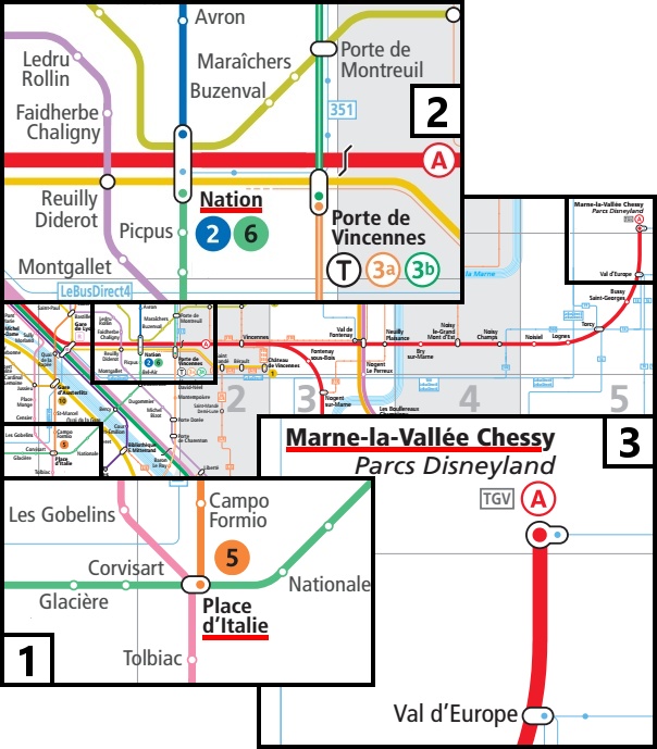 Mappa dello spostamento