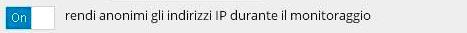 Mascheramento dell'IP da parte di Google Analytics