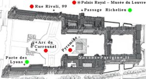 Gli ingressi del Louvre