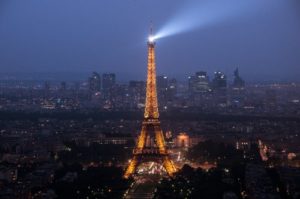 La tour Eiffel vista dalla tour Montparnasse