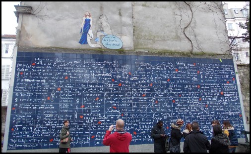 Il muro dei Je T’Aime