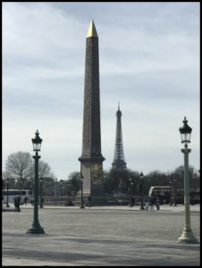 L’obelisco egizio di place de la Concorde
