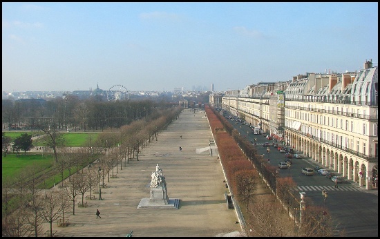 Il Jardin des Tuileries, il luogo dove si svolgerà il mercatino