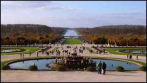 I giardini visti dal bassin de Latone