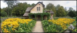 La maison du garde nell’hameau de la Reine