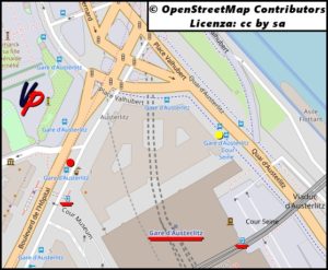 Gare d’Austerlitz: fermate del bus N31 e di quello N131