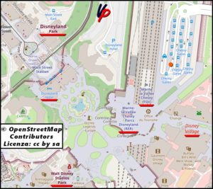 I dintorni della stazione ferroviaria Marne la Vallée – Chessy