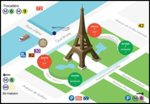 Come accedere alla torre Eiffel