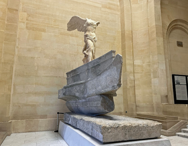 Come visitare il Louvre: Nike di Samotracia